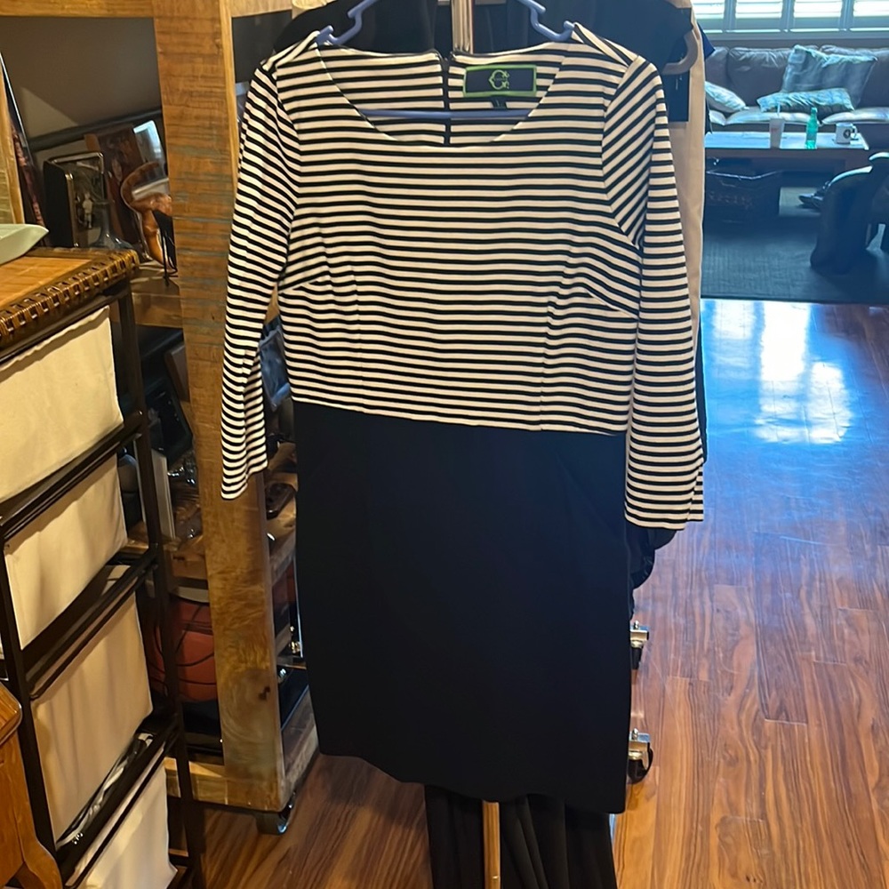 Black and white dress